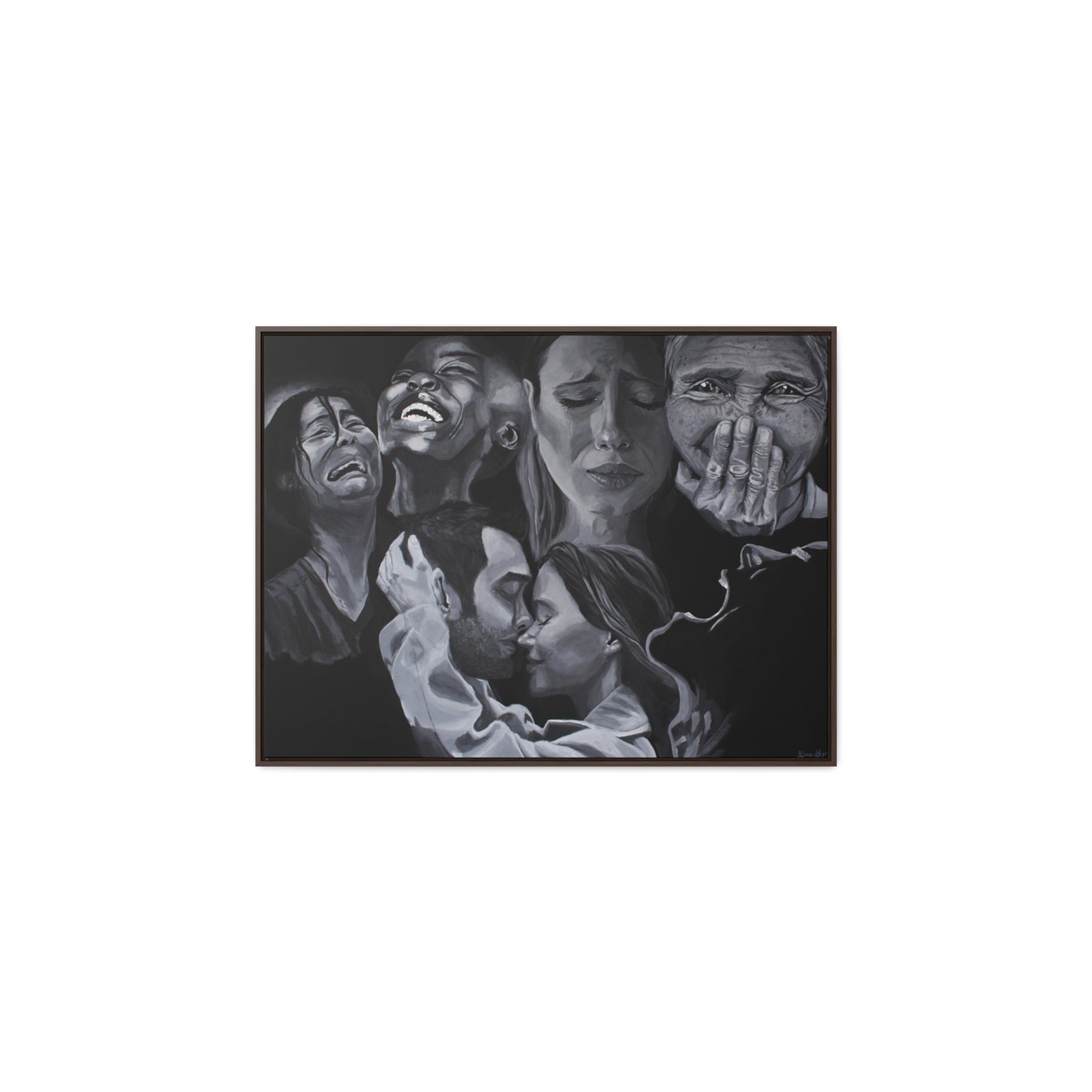 Print "Emotions" on Gallery Canvas Wraps, Horizontal Frame