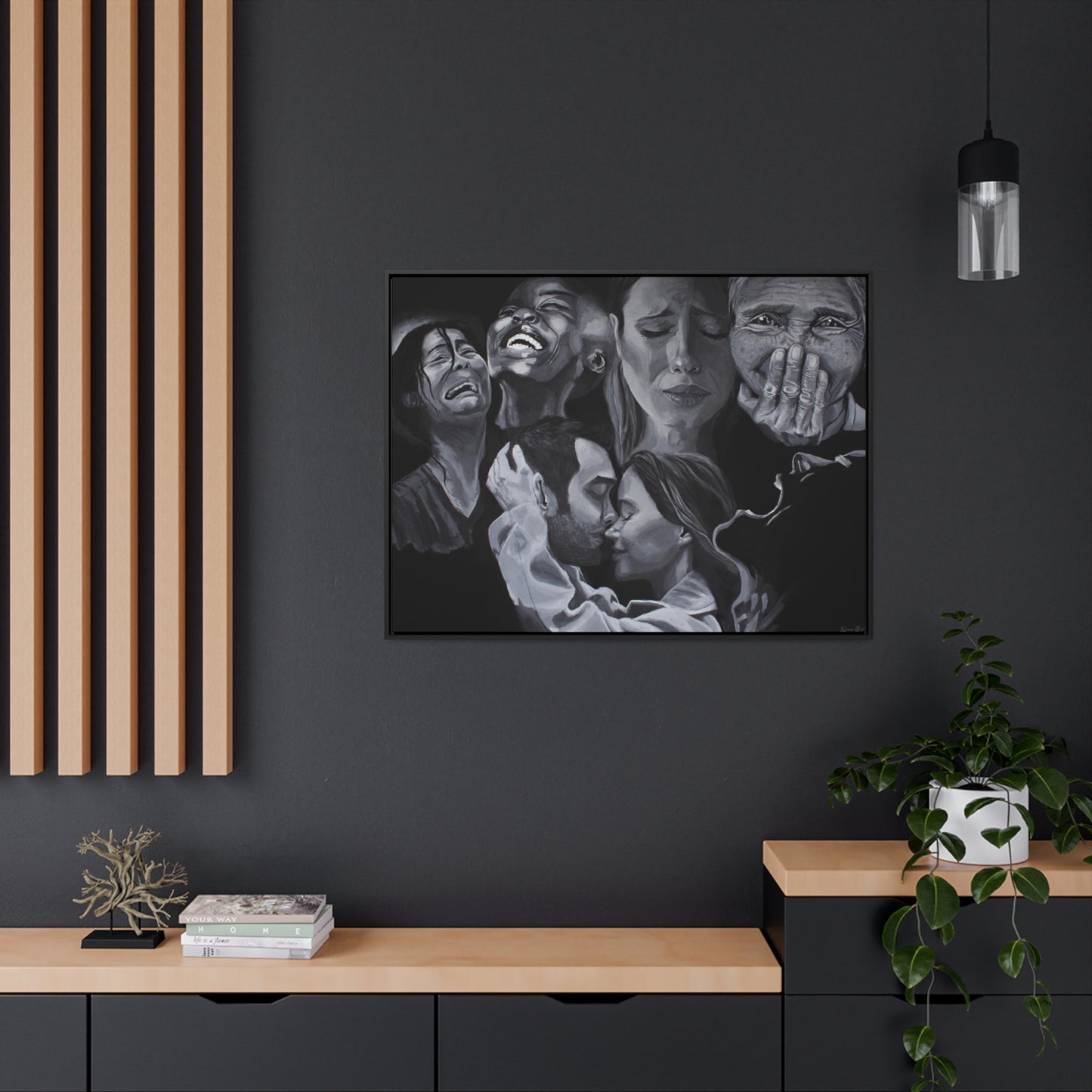 Print "Emotions" on Gallery Canvas Wraps, Horizontal Frame