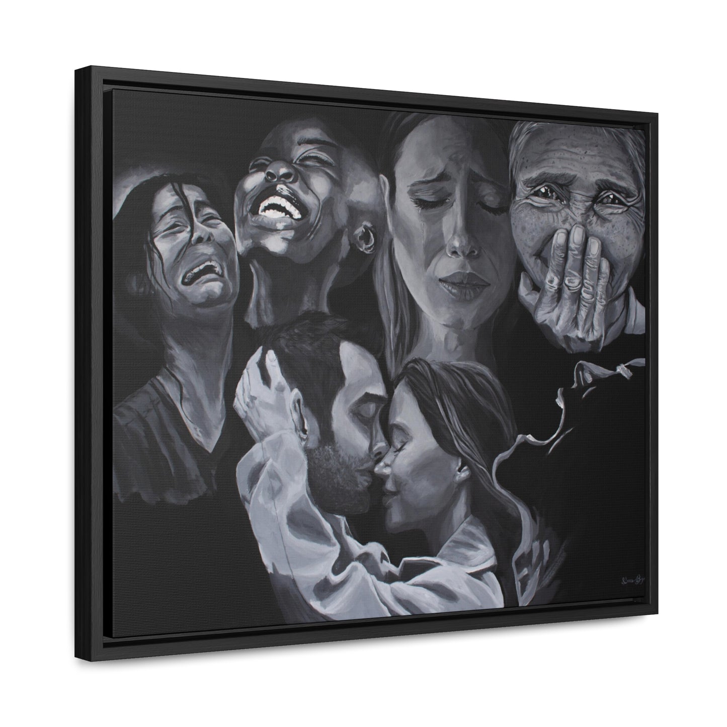 Print "Emotions" on Gallery Canvas Wraps, Horizontal Frame