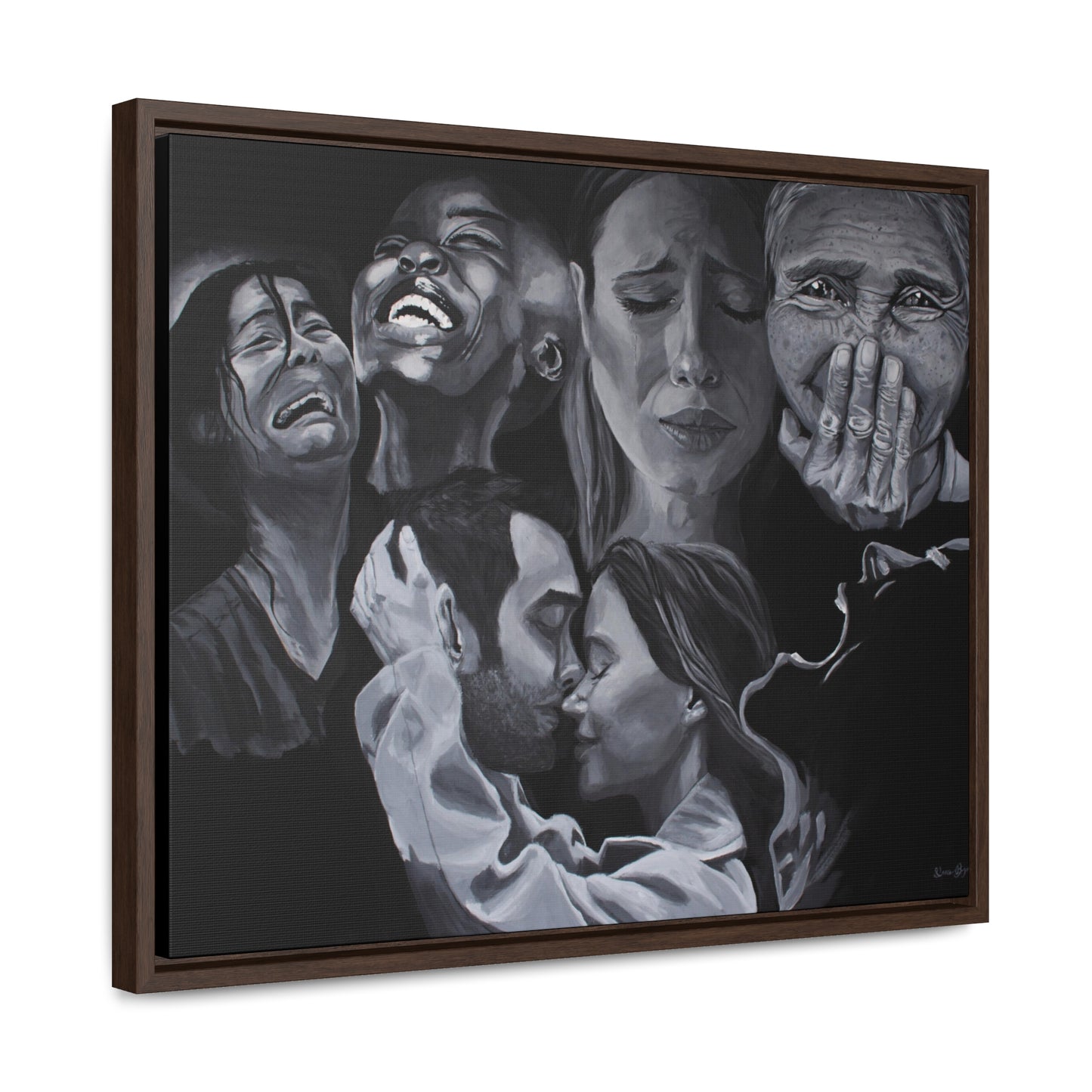 Print "Emotions" on Gallery Canvas Wraps, Horizontal Frame