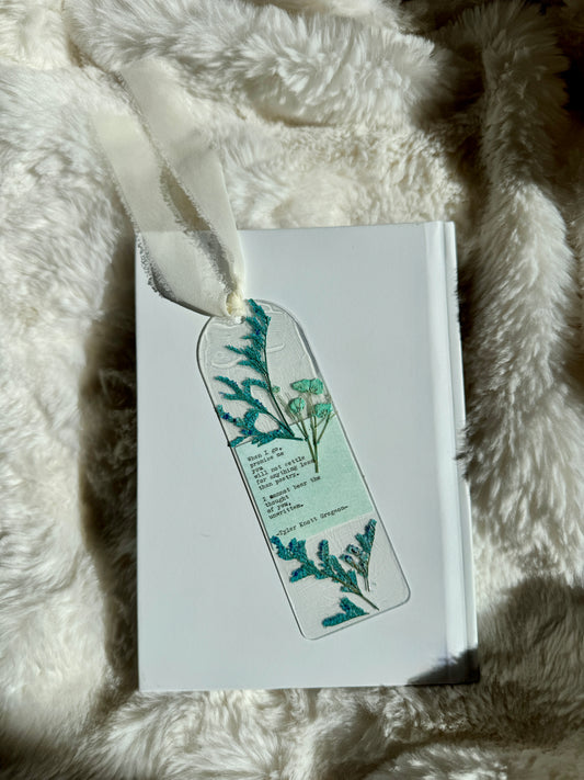 “Anything Less Than Poetry” Love Collection Bookmark