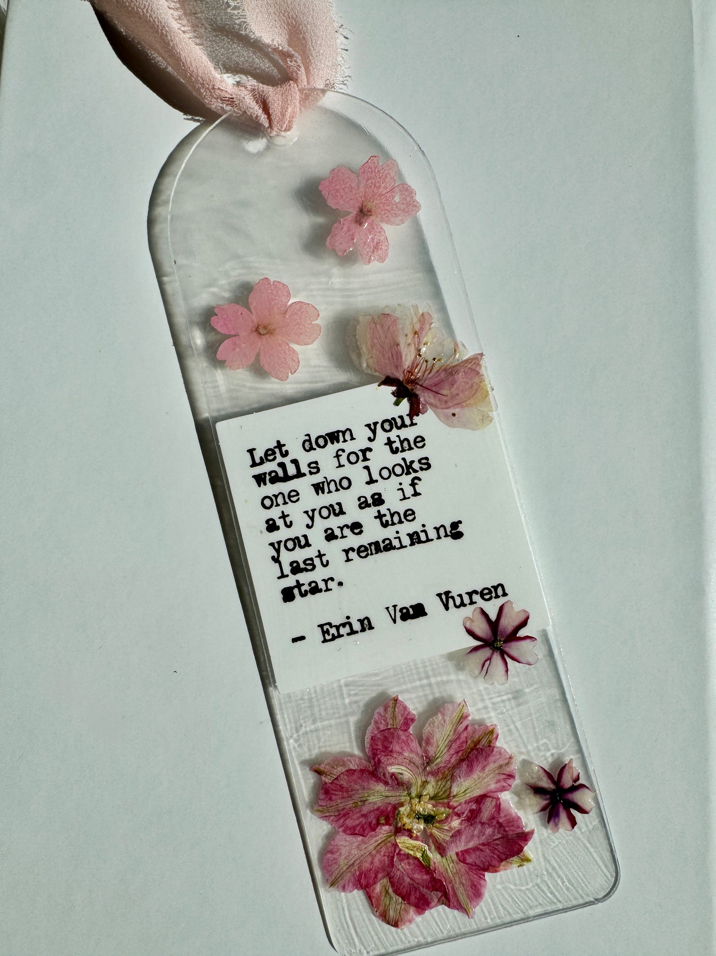 “Let Your Walls Down” Love Collection Bookmark