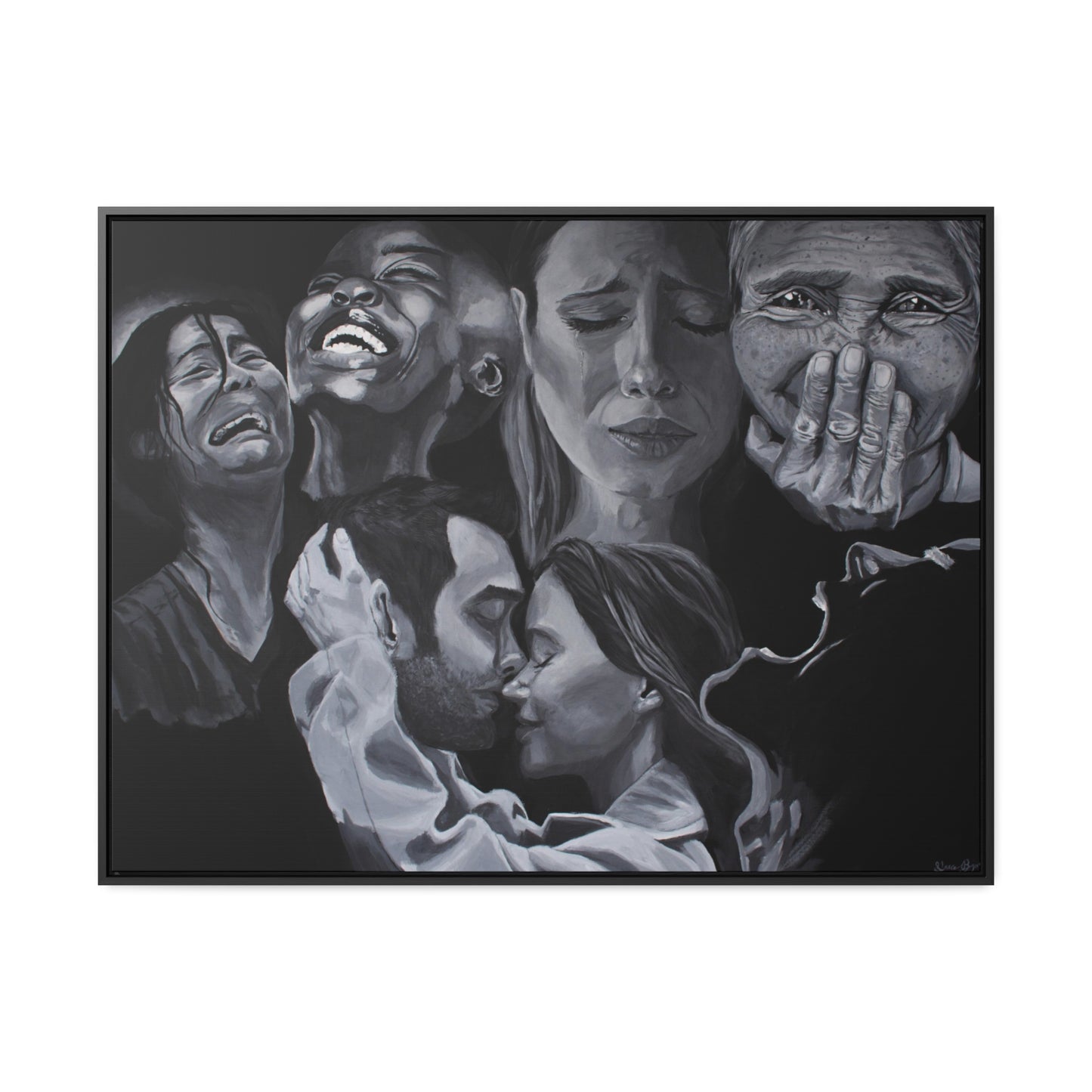 Print "Emotions" on Gallery Canvas Wraps, Horizontal Frame