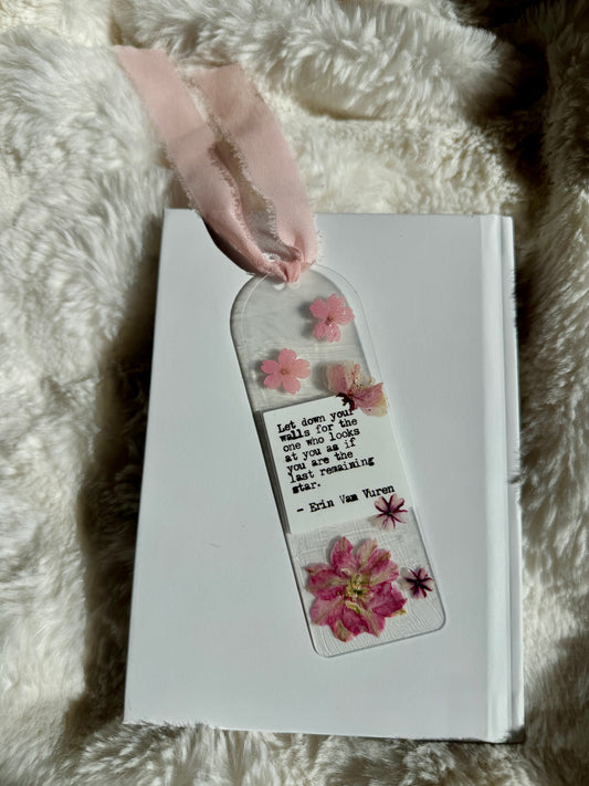 “Let Your Walls Down” Love Collection Bookmark