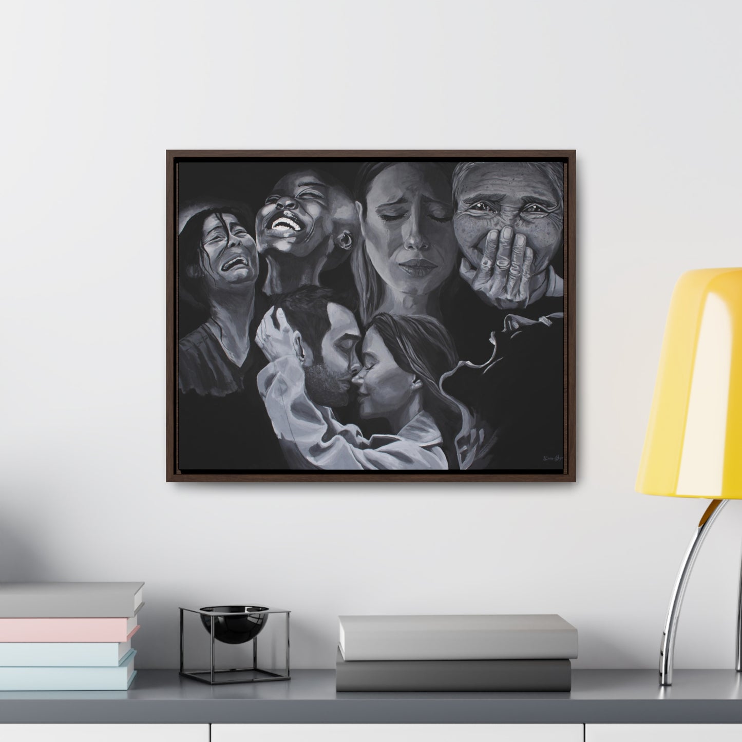 Print "Emotions" on Gallery Canvas Wraps, Horizontal Frame