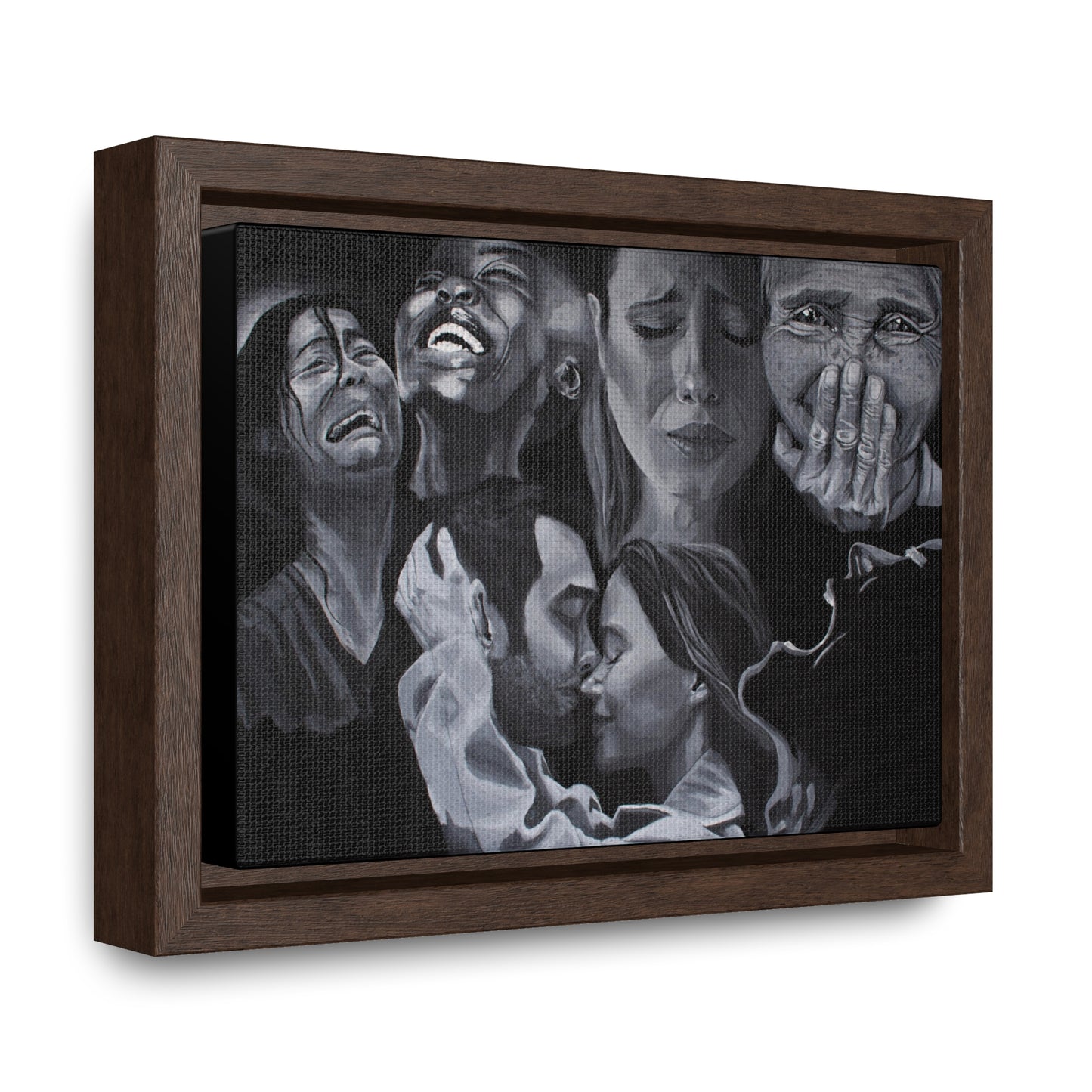 Print "Emotions" on Gallery Canvas Wraps, Horizontal Frame