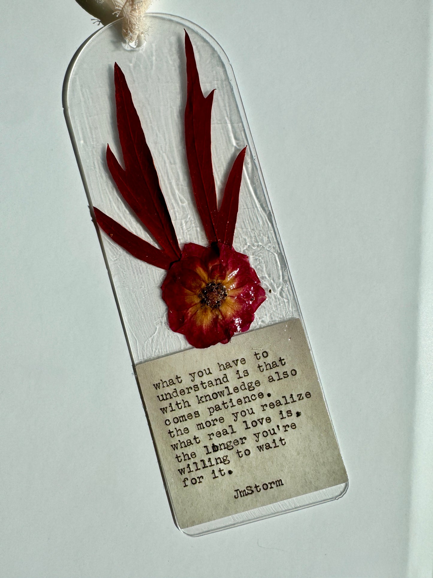 “Patience For Love” Love Collection Bookmark