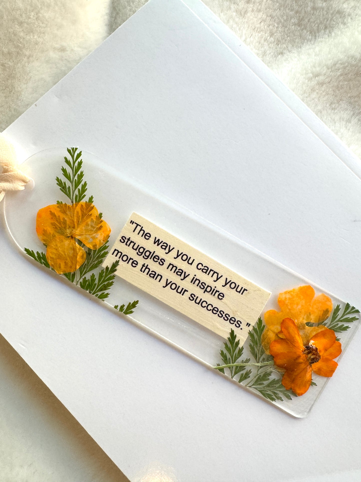 “Your Struggles Inspire” Inspiration Collection Bookmark
