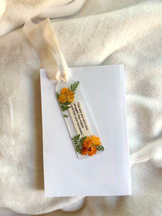 “Your Struggles Inspire” Inspiration Collection Bookmark