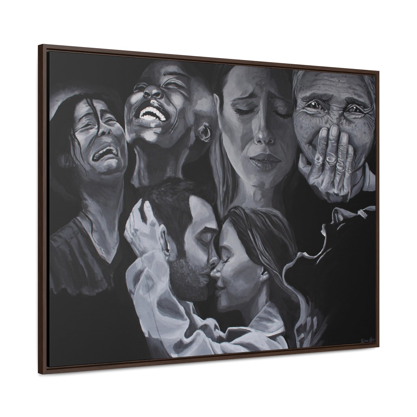 Print "Emotions" on Gallery Canvas Wraps, Horizontal Frame