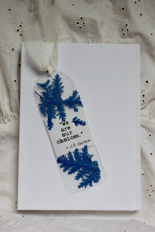 “We Are Our Choices” Handmade Bookmark