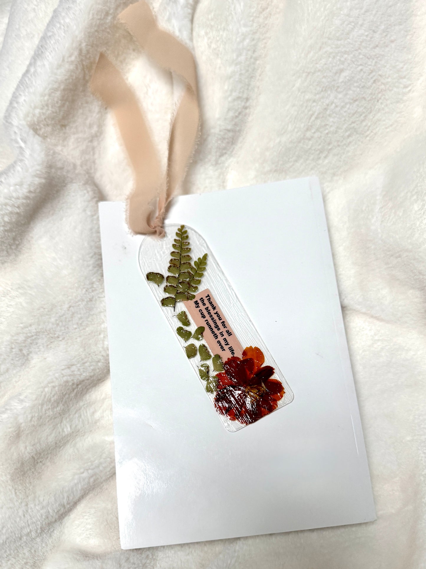 “Thanks For Blessings” Gratitude Collection Bookmark